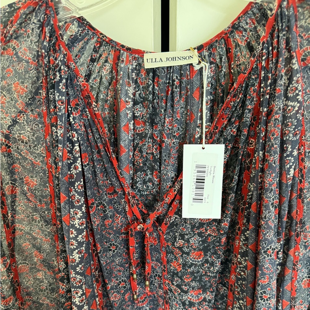 Ulla Johnson Deetra Silk Blouse - Picture 11 of 12